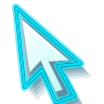 Neon cursor style