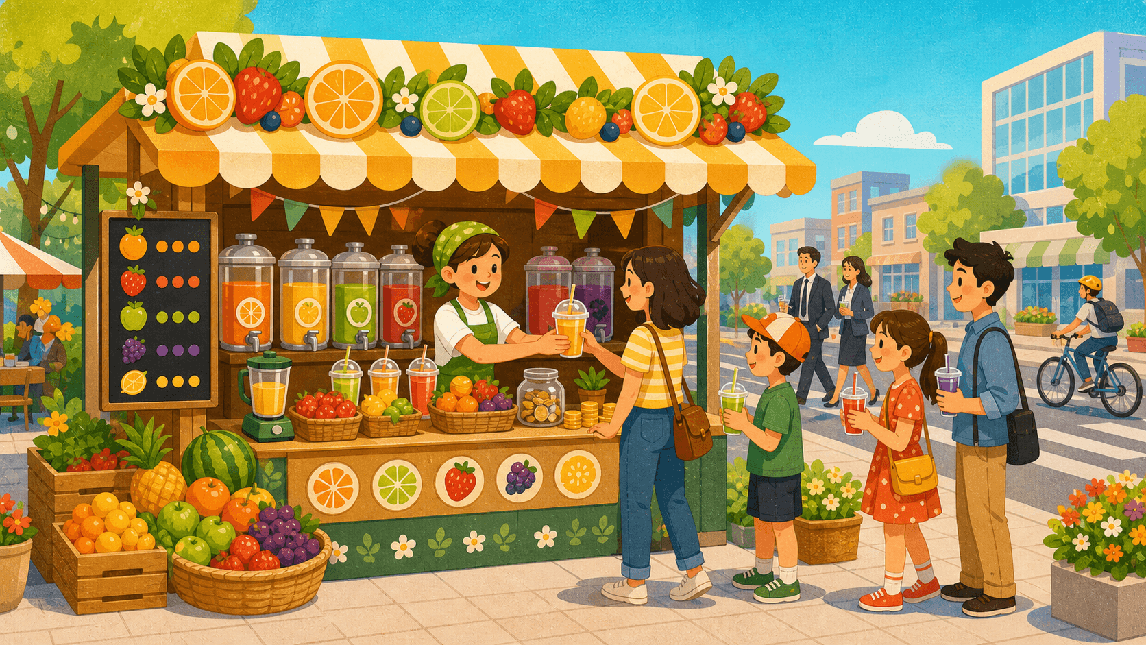 Juice Stand Tycoon key art